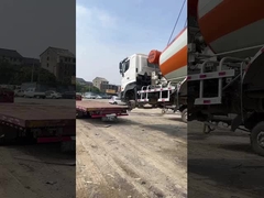 Camión concreto restaurado del mezclador HINO 700 del tránsito de Zoomlion con el mezclador concreto del pliegue del volumen del tanque 12m3